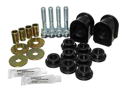 Suspensão Energy 99-04 Ford F250 SD/350 4WD Preto Frente 1-1/4in Conjunto de buchas da barra estabilizadora