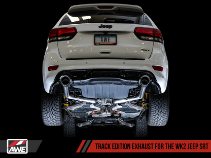Escape AWE Tuning 2020 Jeep Grand Cherokee SRT Track Edition - Chrome Silver Tips