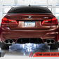 AWE Tuning 18-19 BMW M5 (F90) 4.4T AWD SwitchPath Axle-back Exhaust - Chrome Silver Tips