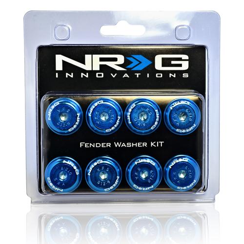 NRG - FENDER WASHER KIT; RIVETS FOR PLASTIC; COLOR MATCHED; SET OF 8