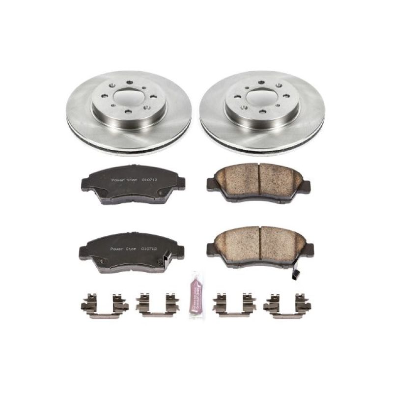 Power Stop 93-95 Honda Civic Delantero Autospecialty Juego de frenos