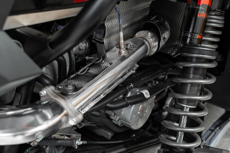 MBRP 16-21 Polaris RZR XP Turbo / 18-21 RZR XP S / 22 RZR R Tubo delantero atornillable directo de 2,5 pulgadas