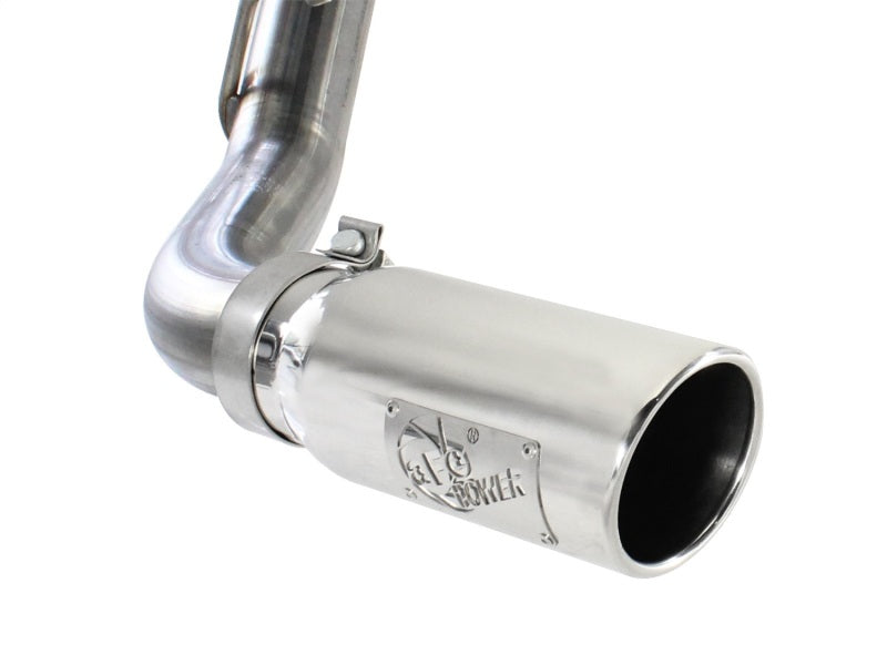 aFe MACHForce XP Exh CB, Acero inoxidable GM Silverado/Sierra 1500 2014 V*-5.3/6.2L Punta pulida
