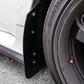 Rally Armor 17-22 Honda Civic Type R White UR Mud Flap w/Red Logo