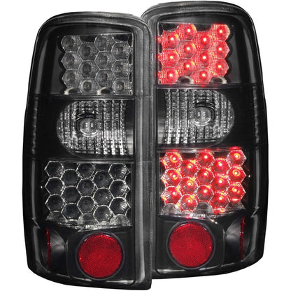 ANZO 2000-2006 Chevrolet Suburban LED lanternas traseiras fumaça escura