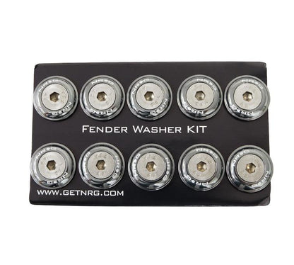NRG - FENDER WASHER KIT; RIVETS FOR PLASTIC; SET OF 10