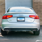 AWE Tuning Audi B8 A4 Touring Edition Exhaust - Quad Tip Polished Silver Tips - Does Not Fit Cabrio