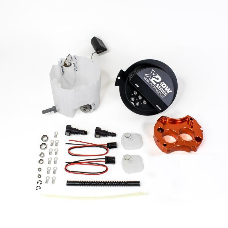 DeatschWerks 10-15 Chevy Camaro LS 3.7 V6/ SS LS3 X2 Series Módulo de bomba de combustível