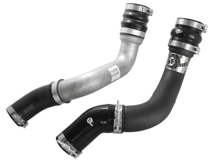 aFe BladeRunner - Juego de tubos intercooler negros de 3 pulgadas para lado frío y caliente para Dodge RAM Diesel 6.7L (td) 13-14