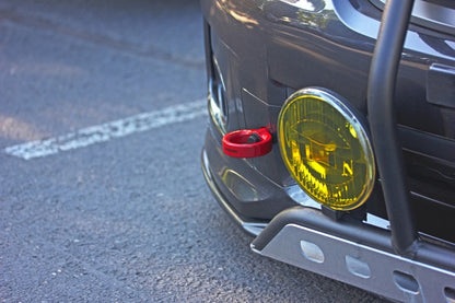 Perrin 08-14 Subaru WRX/STI Kit de gancho de remolque (delantero) - rojo