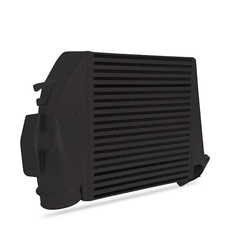Mishimoto 08-14 Subaru WRX Kit de intercooler de montaje superior - Mangueras negras y negras con recubrimiento de polvo