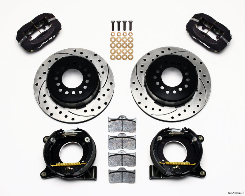 Wilwood forjado Dynalite P/S Kit de freno de estacionamiento perforado Chevy C-10 2.42 Offset 5-lug