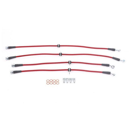 Power Stop 10-15 Chevrolet Camaro dianteiro e traseiro SS kit de mangueira de freio trançado