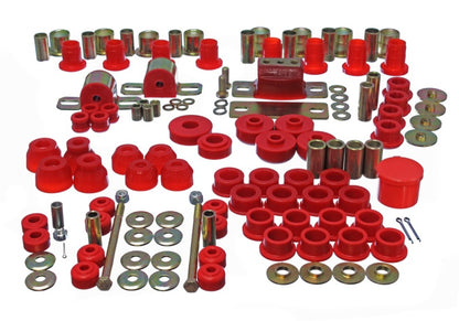 Energy Suspension 63-82 Chevrolet Corvette Juego de bujes maestros hiperflexibles rojos