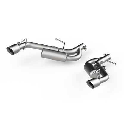 MBRP 16-19 Chevrolet Camaro 2.5in Sistema de escape trasero de eje no NPP de aluminio - Puntas de pared doble de 4in