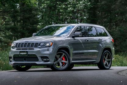 MBRP 2012+ Jeep Grand Cherokee SRT 6.4L 3in Doble Salida Trasera T304SS Escape Catback - Puntas CF