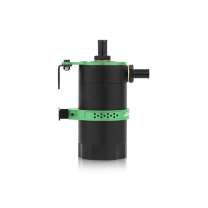 Mishimoto Recipiente de captura de aceite con deflector universal - Verde