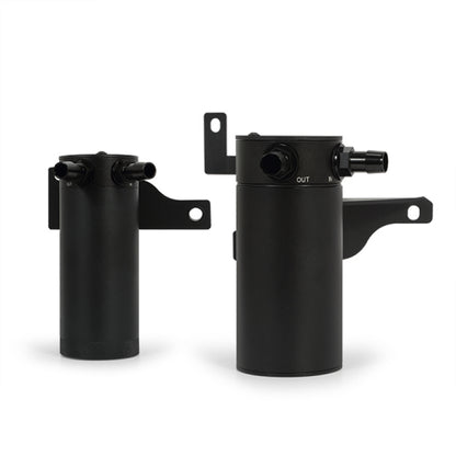 Mishimoto 11-14 Ford F-150 EcoBoost 3.5L Kit de lata de captura de aceite con deflector - Negro