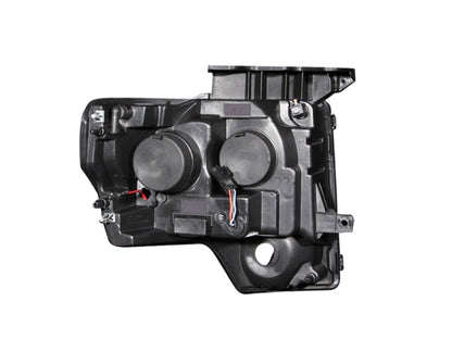 ANZO 2009-2014 Ford F-150 Projetor Faróis com U-Bar Preto