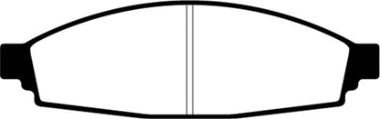 EBC 03-06 Lincoln Aviator 4.6 Greenstuff Front Brake Pads