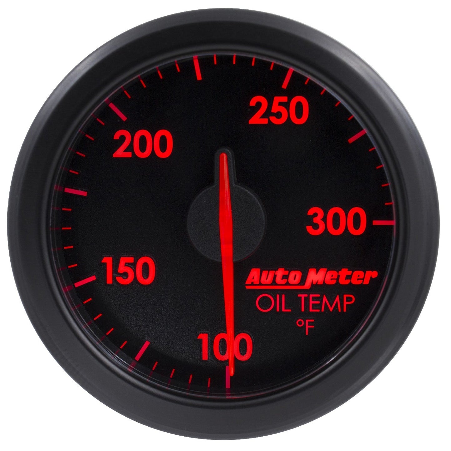 AutoMeter - TEMPERATURA DE ACEITE DE 2-1/16", 100-300 °F, NÚCLEO DE AIRE, ACCIONAMIENTO POR AIRE, NEGRO (9140-T) 