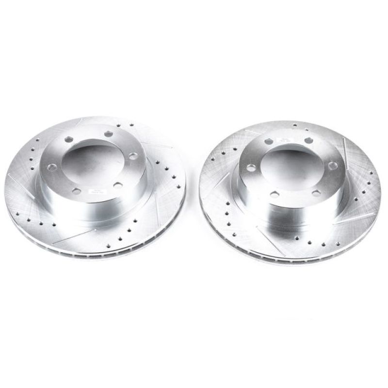 Power Stop 96-02 Toyota 4Runner Front Evolution Rotores perforados y ranurados - Par