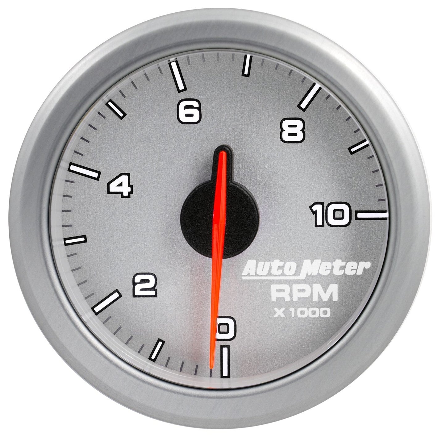 AutoMeter - 2-1/16" TACH, 0-10,000 RPM, AIR-CORE, AIRDRIVE, SILVER (9197-UL)