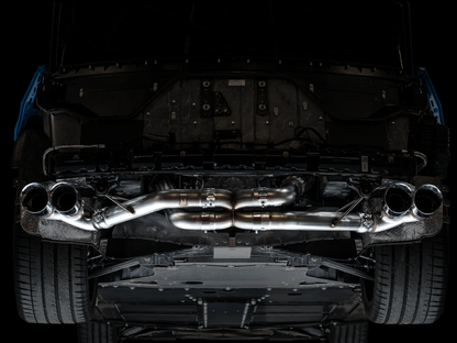 Escape AWE Tuning 2020 Chevrolet Corvette (C8) Track Edition - Quad Chrome Silver Tips