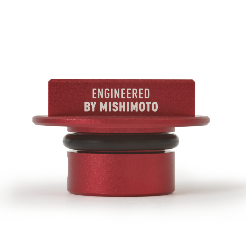Mishimoto LS Engine Hoonigan Tapón de Llenado de Aceite - Rojo