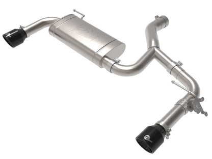 aFe MACHForce XP Escapes Axle-Back 15-21 BMW X1 2.0L (t) (SS con puntas negras)