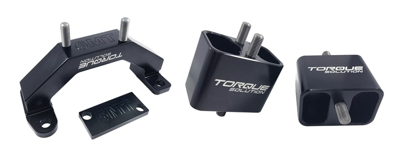 Torque Solution Soportes de motor y transmisión de aluminio billet sólido 02-14 Subaru WRX / 04-17 STi