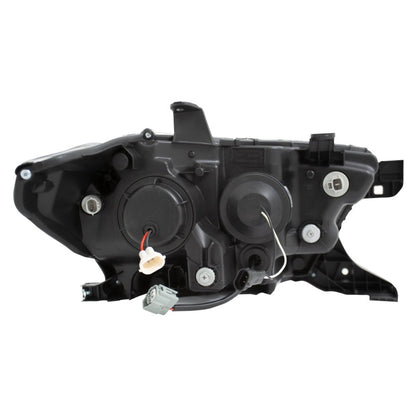 ANZO 2016-2017 Toyota Tacoma Projetor Faróis c/ Plank Style Switchback Preto c/ Âmbar c/ DRL