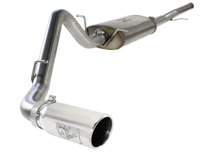 aFe MACHForce XP Exh CB, Acero inoxidable GM Silverado/Sierra 1500 2014 V*-5.3/6.2L Punta pulida