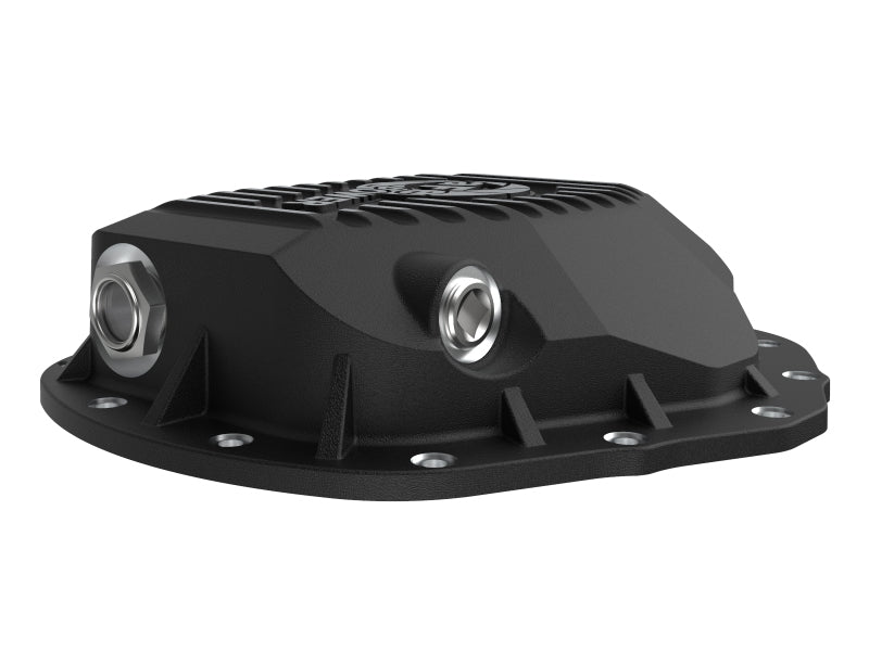 aFe 2020 Chevrolet Silverado 2500 HD Cubierta del diferencial trasero Negro; Serie Pro con aletas mecanizadas