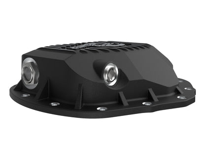 aFe 2020 Chevrolet Silverado 2500 HD Cubierta del diferencial trasero Negro; Serie Pro con aletas mecanizadas