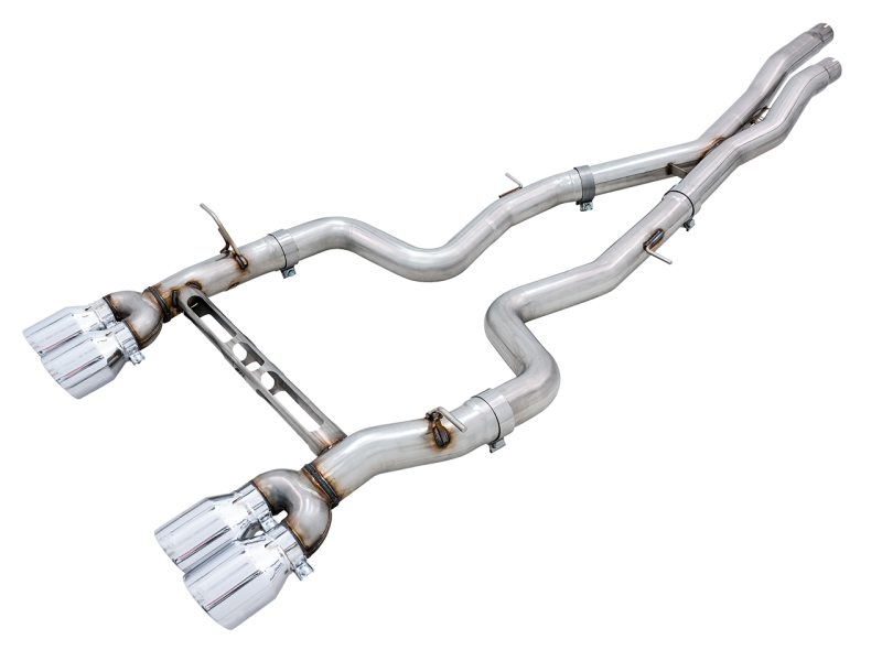 Escape BMW F8X M3/M4 Track Edition Catback AWE Tuning - Diamond Black Tips