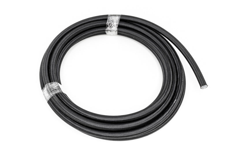 DeatschWerks 6AN preto nylon trançado PTFE mangueira 20 pés