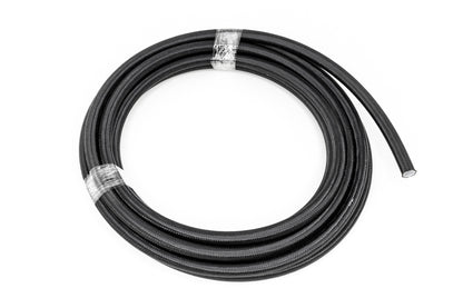 DeatschWerks 6AN preto nylon trançado PTFE mangueira 20 pés