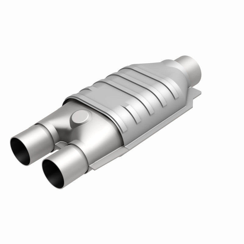 MagnaFlow Universal Catalytic Converter 2inch Inlet/2.5inch Outlet Dual/Single Oval Shape
