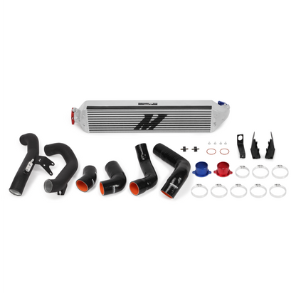 Mishimoto 2016+ Honda Civic 1.5T / 2017+ Honda Civic Si Silver Intercooler Kit con tubos negros