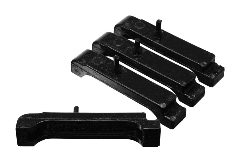 Energy Suspension GM BBC - Juego de almohadillas aislantes para radiador, color negro, 4 filas