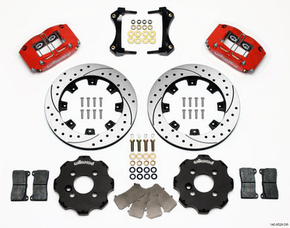 Wilwood Dynapro Radial Front Kit 12,19 pol. Perfurado Vermelho Mini Cooper