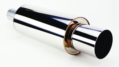 Silenciador HKS Universal SS Hi-Power (punta de 120 mm / tubería de 75 mm)