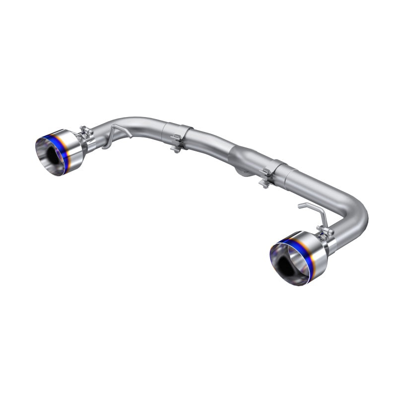 MBRP 2022 Subaru BRZ 2.4L/Toyota GR86 2.4L 2.5in Salida trasera doble dividida con extremos quemados de 5in OD - T304