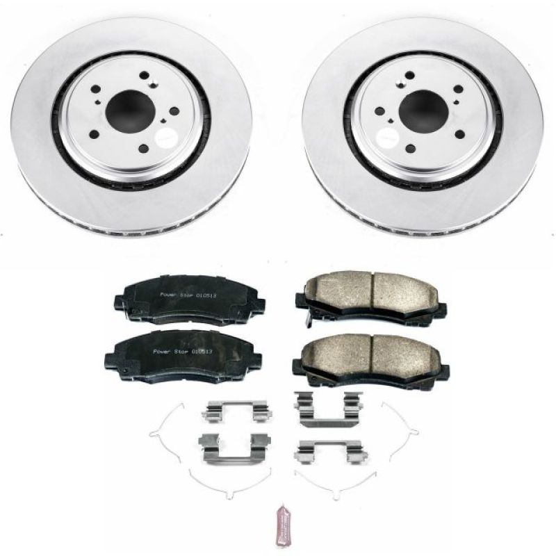 Power Stop 15-19 Acura TLX Front Z17 Evolution Kit de freio revestido Geomet