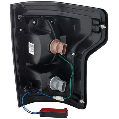 ANZO 2015-2016 Ford F-150 LED lanternas traseiras pretas