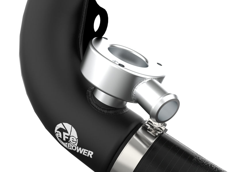 aFe BladeRunner 2 1/2 pol Intercooler Hot Side Charge Pipe 18-21 Jeep Wrangler JL L4-2.0L (t) - Preto