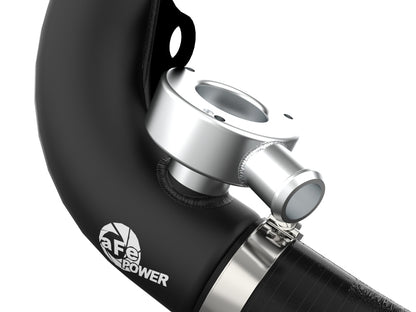 aFe BladeRunner 2 1/2 pol Intercooler Hot Side Charge Pipe 18-21 Jeep Wrangler JL L4-2.0L (t) - Preto
