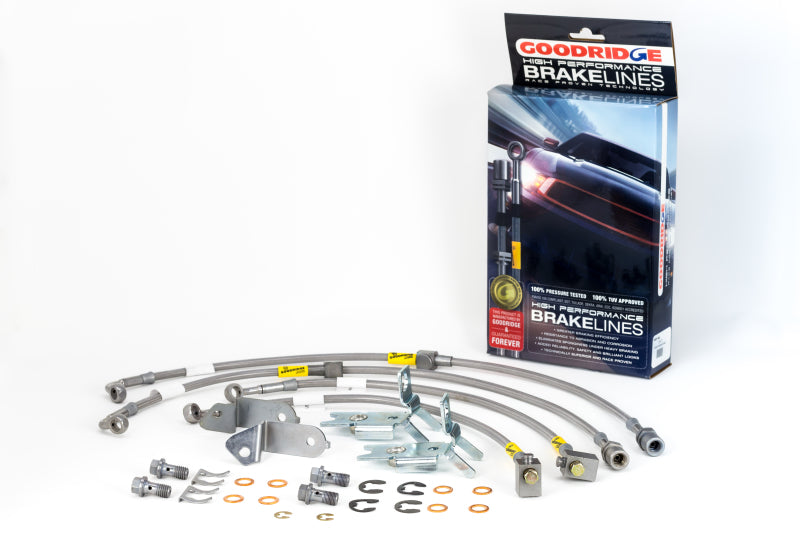 Goodridge 08-11 Dodge Challenger / 06-11 Charger / 05-08 Magnum SE Líneas de freno