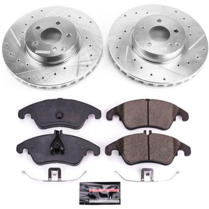 Power Stop 2014 Mercedes-Benz C300 Kit de freno delantero Z23 Evolution Sport